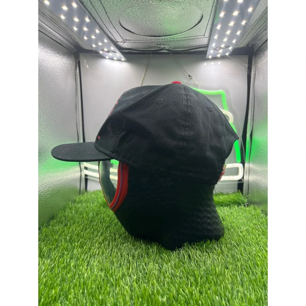 Game Over Retro Pixel‎ Snapback Hat Black Red 8-Bit Gaming Baseball Cap Mens